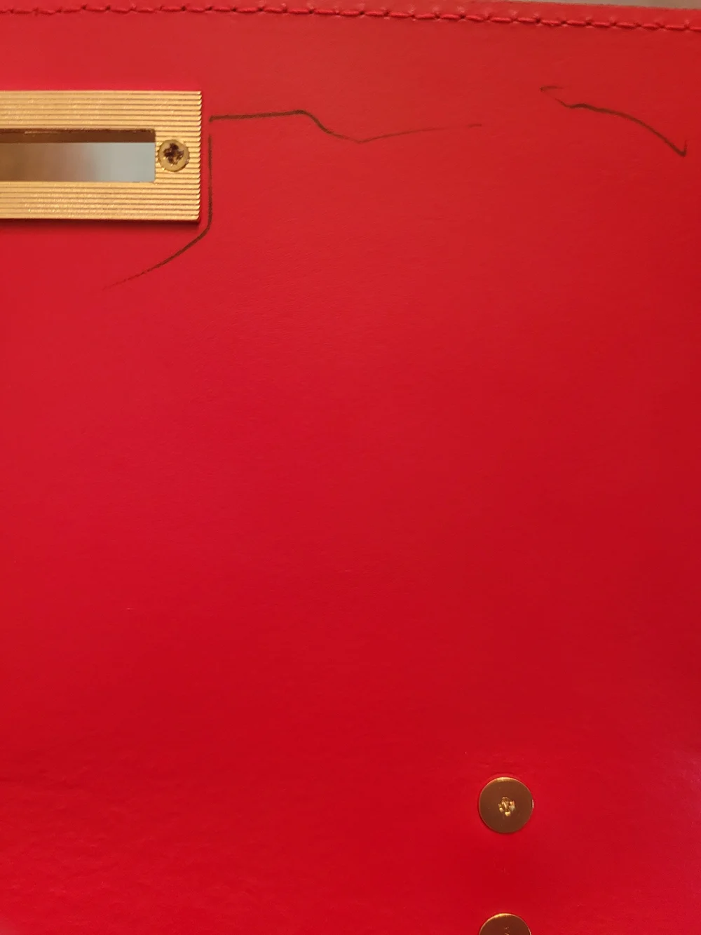 Structured Italian Leather Top-Handle Satchel in Bright Red